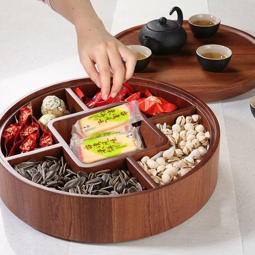 原森太乌檀木圆形果盒φ30*7CMYSTPZ036 商品图1