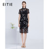 EITIE爱特爱21夏季新款中式立领气质镂空蕾丝修身改良旗袍连衣裙B2107738 商品缩略图0