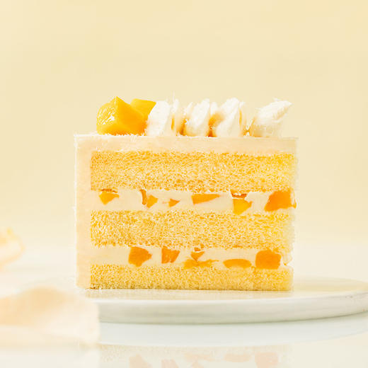 【清甜多汁】芒芒雪山蛋糕，香甜多汁新鲜芒果+细腻芒果奶油（东莞幸福西饼蛋糕） 商品图4