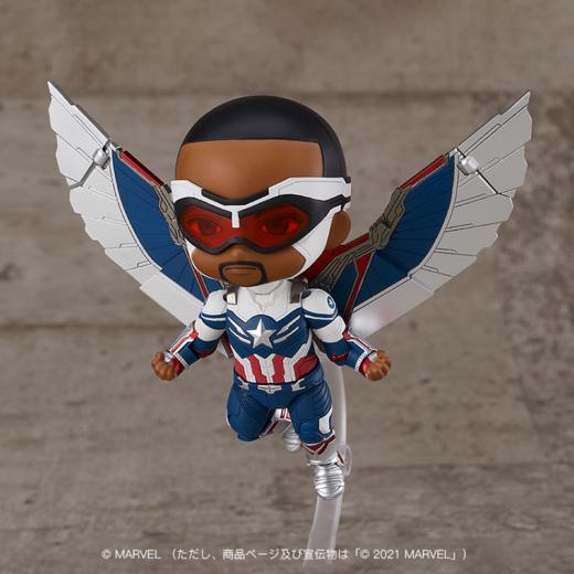 【GSC现货】粘土人 美国队长 (山姆·威尔森) 猎鹰与冬兵 DX版/通常版 商品图2