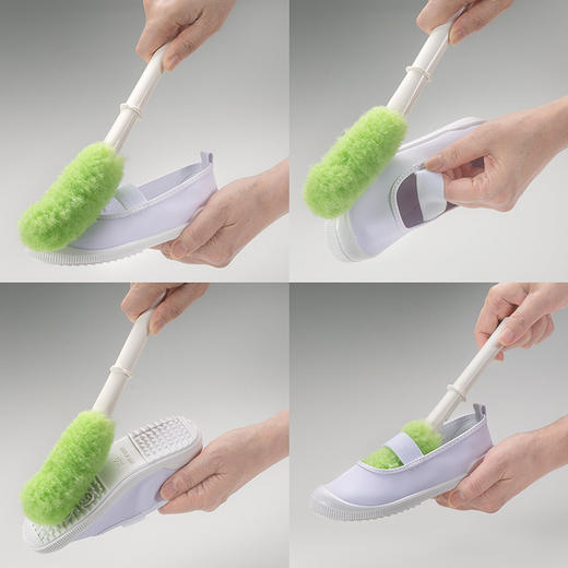 日本进口软毛鞋刷SANKO鞋刷家用清洁多功能不伤鞋免洗剂运动鞋刷 WHJC 商品图1