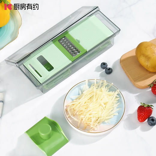 厨房土豆丝切丝切片器多功能切菜神器萝卜切丁黄瓜切擦刨丝器家用 商品图4