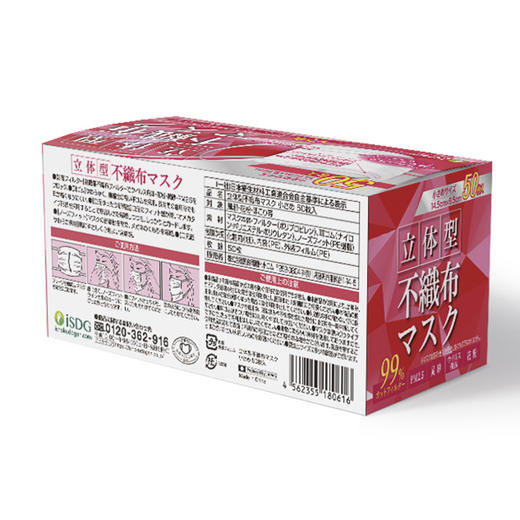 ISDG 日本品牌监制  口罩专用 符合国人脸型专业定制国际标准口罩 商品图7