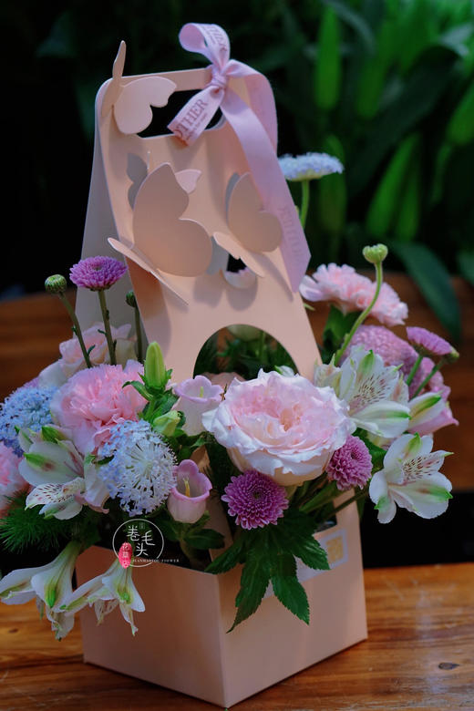 【2021.教师节】珊瑚粉小号蝴蝶提篮 79 商品图6