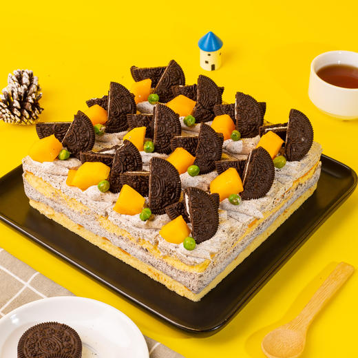 下午茶款【海盐奥利奥慕斯-回忆】海盐奥利奥慕斯蛋糕-咸甜两种滋味融合绵延 商品图2