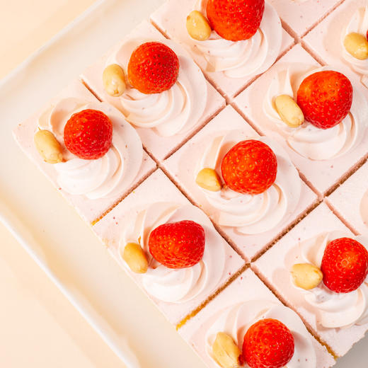 【草莓慕斯-甜蜜】草莓慕斯蛋糕-草莓慕斯搭配果香怡人甜的草莓 商品图2