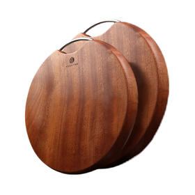 原森太非洲乌檀木圆形整木菜板中号YSTCB0066