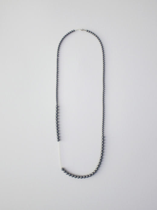 北京仓｜Naoko Ogawa-Imperfect-消失 珍珠 长项链（深灰色）［日本设计师］ 商品图0