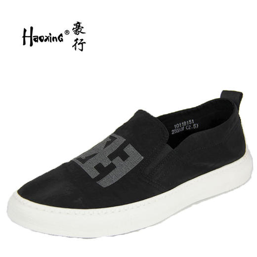豪行春季新款10118151布鞋男士一脚蹬休闲软底舒适轻便透气潮鞋 商品图0