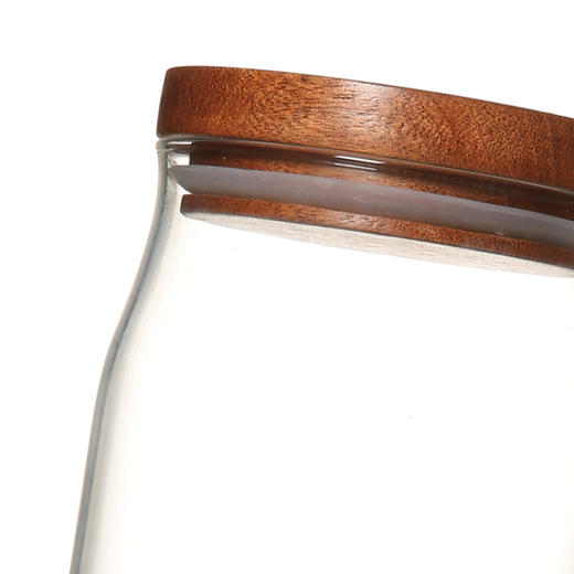 原森太密封罐/中号/乌檀木+高硼硅玻璃/YSTMF013 商品图3