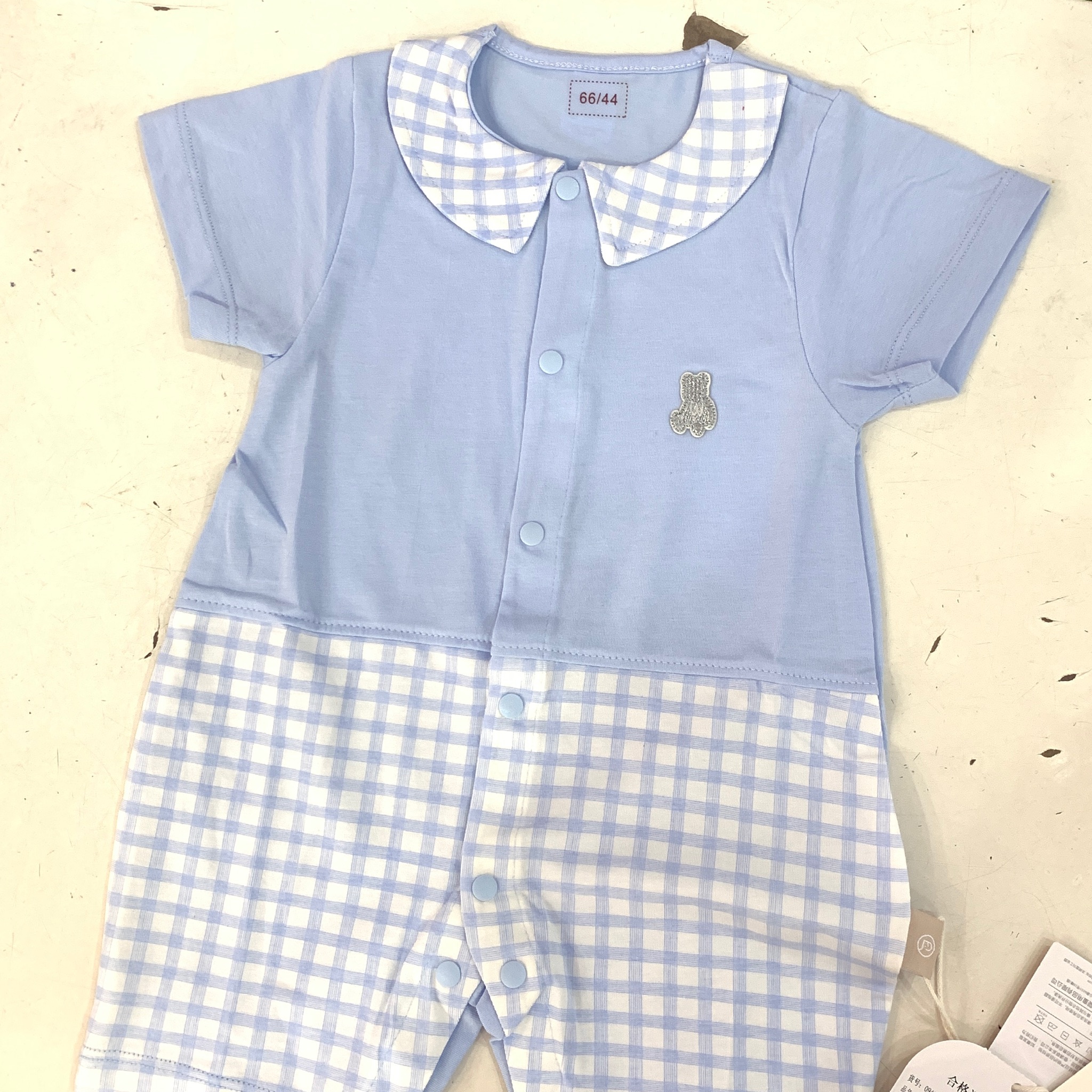 香蕉小象造型领哈衣