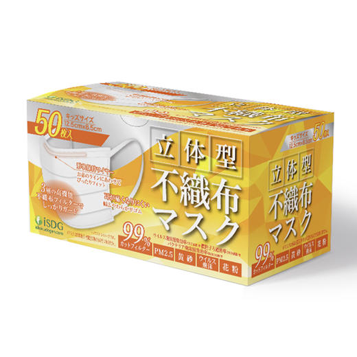 ISDG 日本品牌监制  口罩专用 符合国人脸型专业定制国际标准口罩 商品图11