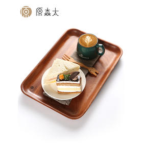 原森太乌檀木长方形大号托盘38*26*2CMYSTPZ031