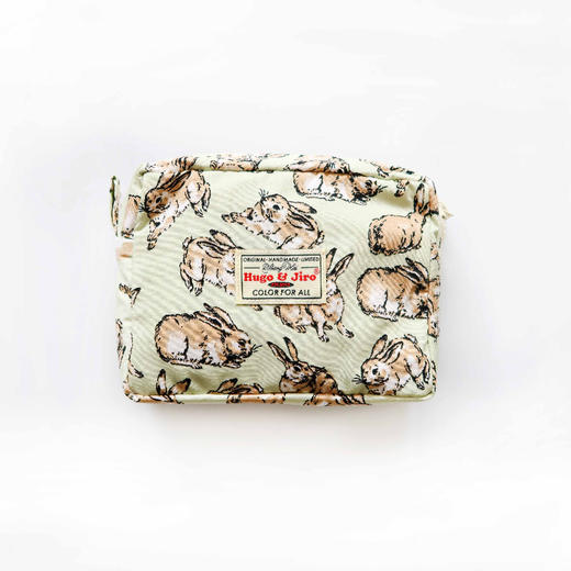 HUJI祤集Motley收纳包插画可爱小动物 商品图3
