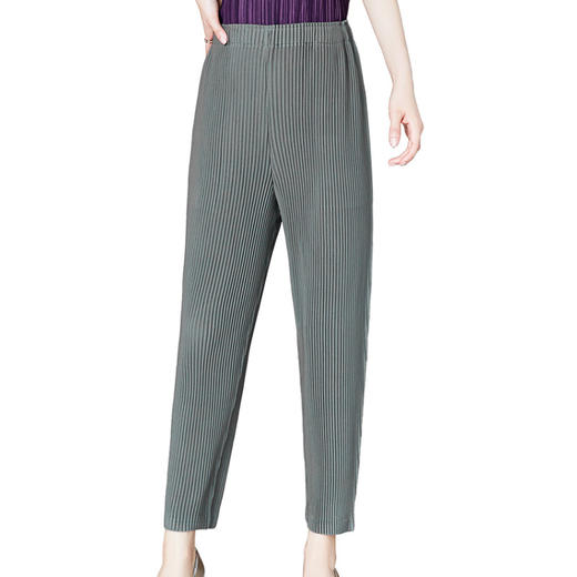 上海旗袍厂JN-K200716裤子大喇叭褶皱宽松阔腿长裤女现货 商品图4