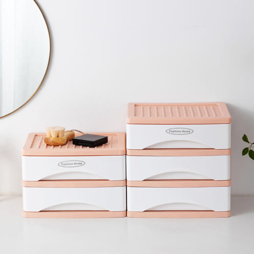 百纳邦首桌面收纳盒3层大号2322（颜色随机） 商品图4