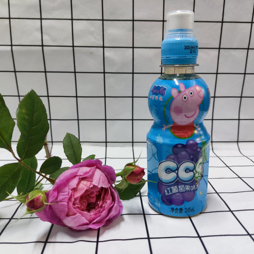 【多口味可选】小猪佩奇香橙味饮品245ml(葡萄味/草莓味/香橙味/水蜜桃味多口味可选) 商品图7