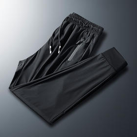 【服饰鞋包】公牛丹尼夏季男士锦纶冰丝弹力修身超薄透气松紧腰休闲裤