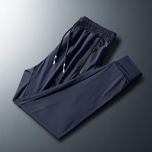 【服饰鞋包】公牛丹尼夏季男士锦纶冰丝弹力修身超薄透气松紧腰休闲裤 商品图2