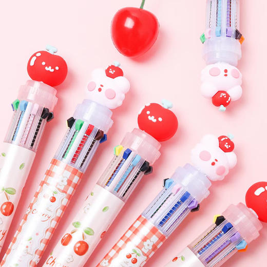 一木林白熊与樱桃十色圆珠笔YML-5530 商品图3
