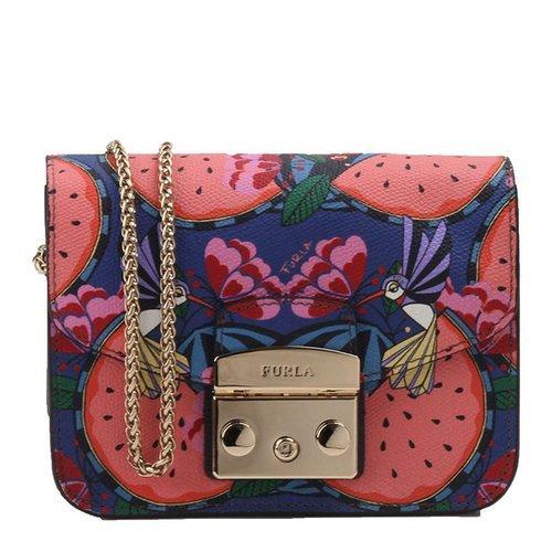 FURLA/芙拉 女士牛皮单肩斜挎包小猪包小方包链条包女包 941739 商品图0