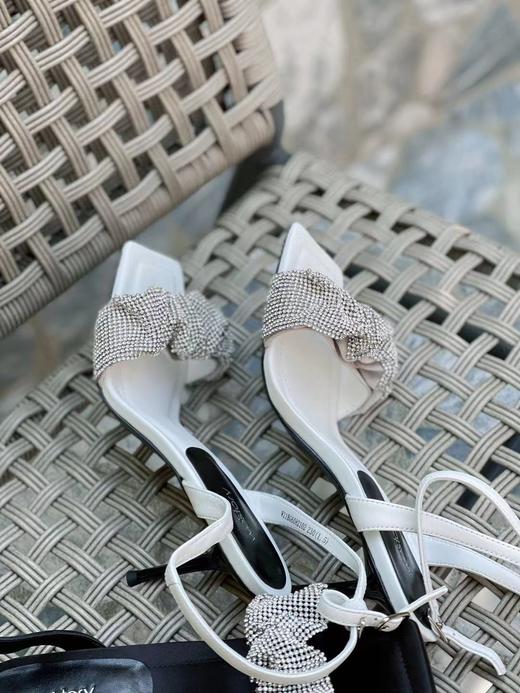 westory女鞋2021夏季新款方头高跟细跟一字带凉鞋外穿W21BG60821 商品图1