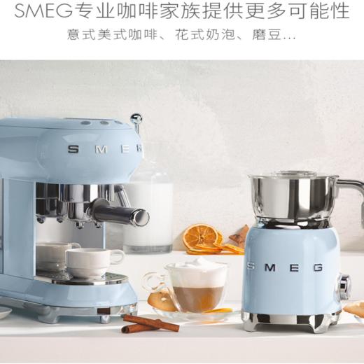 SMEG/斯麦格 复古咖啡机ECF01 意式半自动咖啡机泵压家用蒸汽打奶泡（不支持七天无理由退换） [福利品] 商品图4