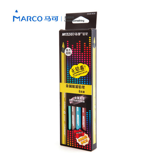 马可粗三角金属彩色铅笔6色/5402儿童学生手绘画笔涂色填色 商品图0