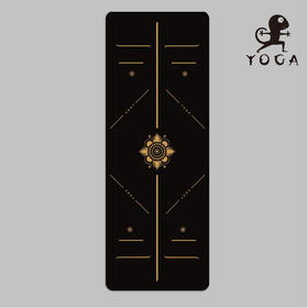 壁虎新款【曼陀罗-烫金瑜伽垫】女初学者男加厚加长专业健身防滑土豪垫子家用地垫 【5天发货】