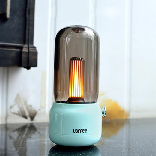洛斐EP502 拾光灯 蓝色创意氛围小夜灯床头灯送礼物情侣晚餐灯烛光 商品图1