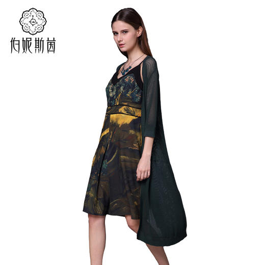 【伯妮斯茵】162E113--毛衫--《花盆里的瓜叶菊》--《生命之美-梵高的花园》 商品图3