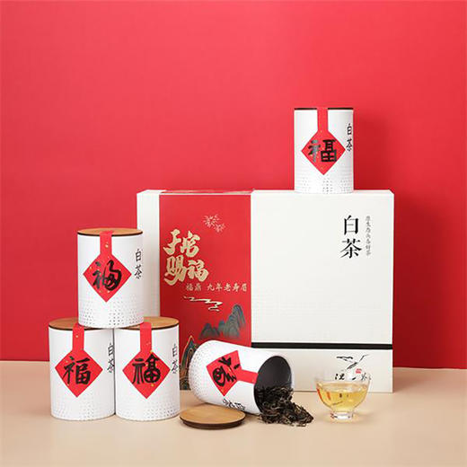 得一茶天官赐福老白茶茶礼 150g 商品图1