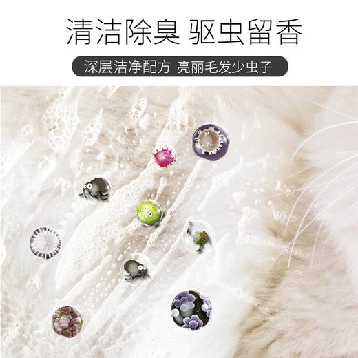 【宠物用品】道力其  宠物沐浴露510ml猫咪香波除臭留香 商品图2