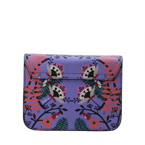 FURLA/芙拉 女士Saffiano皮革花卉印花小方包单肩包链条包941751 商品图3