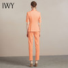 IWY/橘色欧美时尚女装名媛修身显瘦短袖职业装套裤通勤ol气质
212024C1+P1 商品缩略图3