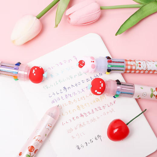 一木林白熊与樱桃十色圆珠笔YML-5530 商品图2