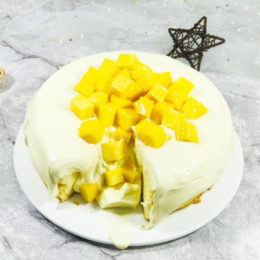 【朋友圈网红】芒果爆浆奶盖蛋糕-既有惊艳口感也有盛世美颜 商品图2