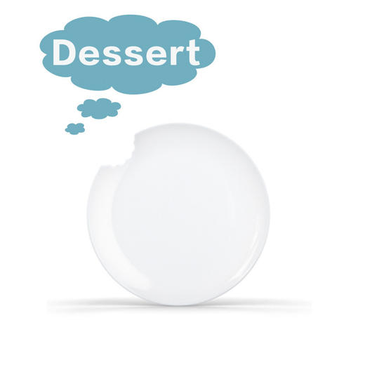 【Fiftyeight 】德国原产陶瓷卡通点心盘蛋糕盘餐盘2件装 商品图0