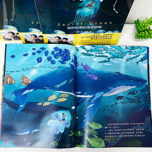 秘密海洋（惊险刺激的海底之旅）内附迷宫图、亲子涂色图 商品图3