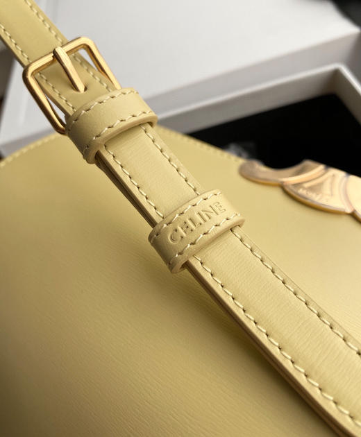 𝐂𝐄𝐋𝐈𝐍𝐄 凯旋牛皮腋下包-鹅黄色（原厂皮） 商品图8