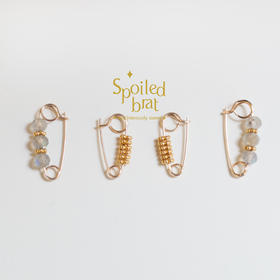 spoiledbrat jewelry别针系列耳钉