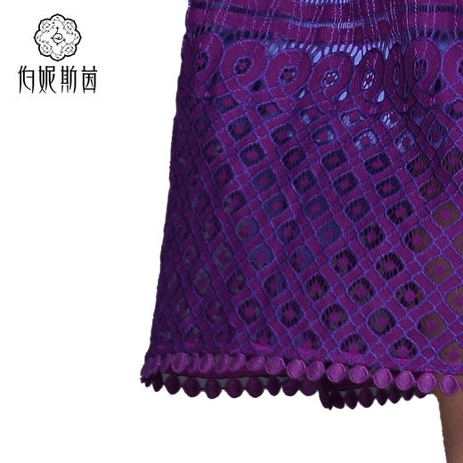 【伯妮斯茵】162S122--紫色连衣裙--花园的石阶--《生命之美-梵高的花园》 商品图5