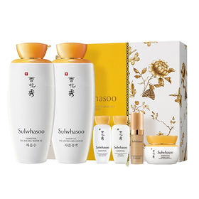 雪花秀套装滋盈肌本水乳礼盒润颜水125ml+润颜乳125ml（化妆水乳液精华面霜)