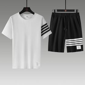 【专享】POLO SANTA ROBERTA 男士夏季简约轻薄速干运动休闲套装 WZ12918