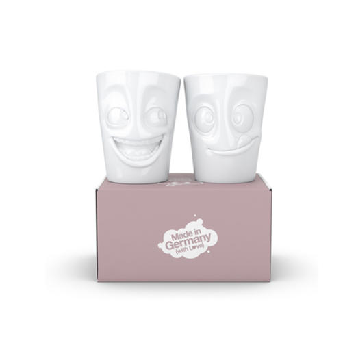 【Fiftyeight 】德国原产陶瓷卡通表情杯水杯2件套无手柄 350ml 商品图6