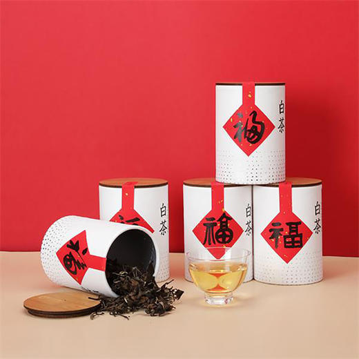 得一茶天官赐福老白茶茶礼 150g 商品图5