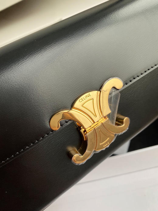 𝐂𝐄𝐋𝐈𝐍𝐄 凯旋门牛皮腋下包-黑色（原厂皮） 商品图7
