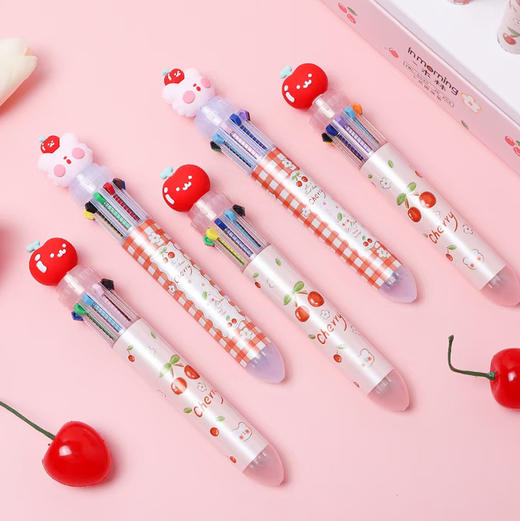一木林白熊与樱桃十色圆珠笔YML-5530 商品图1