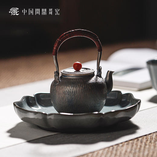 问鼎哥窑锦绣宋纹葵心壶承（缺货） 商品图1