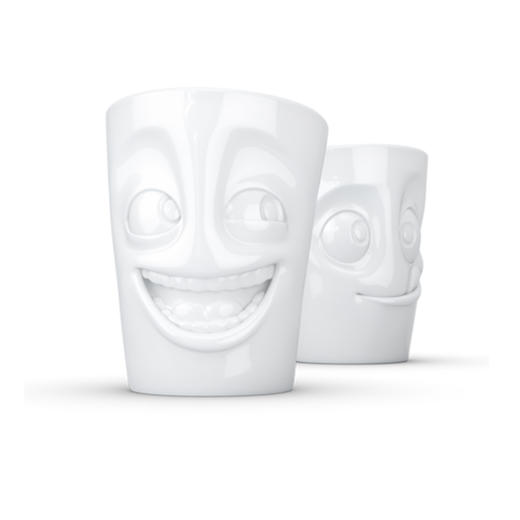 【Fiftyeight 】德国原产陶瓷卡通表情杯水杯2件套无手柄 350ml 商品图4